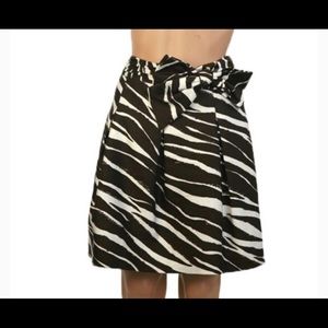 Kate Spade zebra skirt.